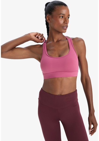 Fit Yuvarlak Yaka Sporcu Bra D7378AX25SP