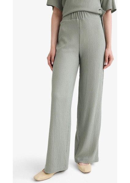 Bürümcük Pantolon Wide Leg Geniş Bol Paça Esnek Belli C0200AX25SP indirimleri