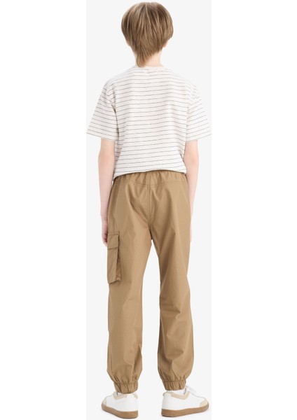 Erkek Çocuk Kargo Jogger Standart Paça Paraşüt Pantolon E5036A825SP