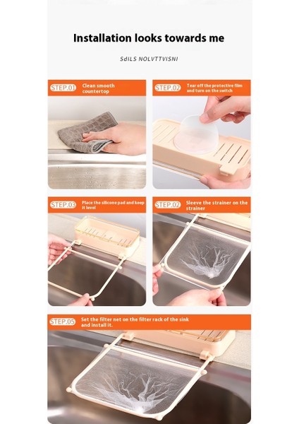 Mutfak Ev Tipi Vantuzlu Lavabo Süzgeci Lavabo Artıkları Önleyici Gıda Atığı Boşaltma Rafı Lavabo Tarafı (Yurt Dışından) indirimleri