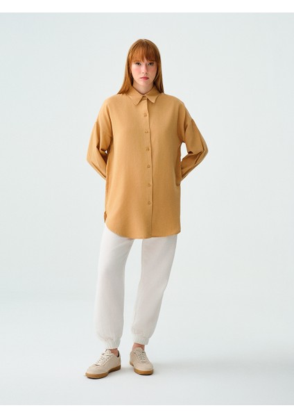 Loose Fit Kadın Gömlek U.kol fiyatları