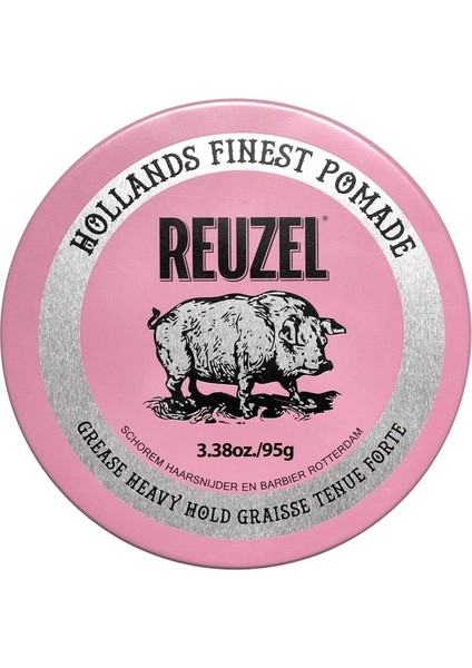 Tüm Saç Tipleri Için Pembe Pomade Water Soluble Saç Şekillendirici 3.38OZ/95G