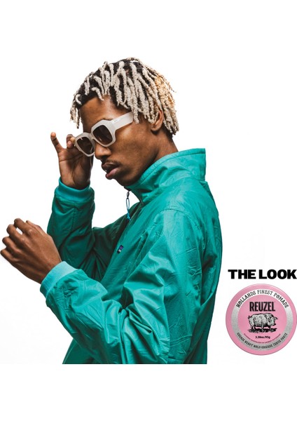 Tüm Saç Tipleri Için Pembe Pomade Water Soluble Saç Şekillendirici 3.38OZ/95G