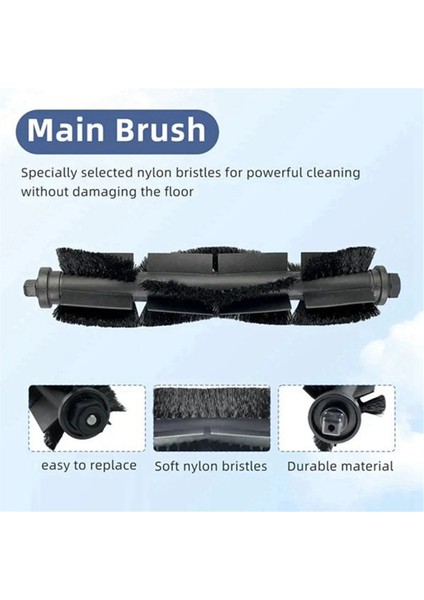 X-Plorer Serie 75 S+ RG8597W Robot Süpürge Parçaları Için 19 Adet Ana Fırça Hepa Filtre Paspas Pedi (Yurt Dışından) indirimleri