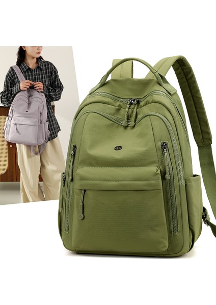 Kadın Sırt Çantası Oxford Kumaş Büyük Kapasiteli Sırt Çantası Basit Moda Günlük Hafif Seyahat Okul Çantası (Yurt Dışından) fırsatları