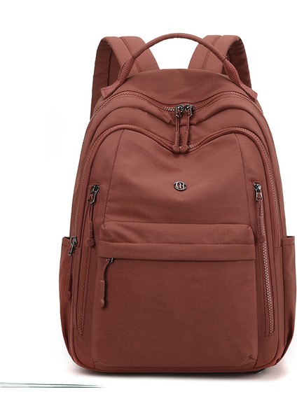 Kadın Sırt Çantası Oxford Kumaş Büyük Kapasiteli Sırt Çantası Basit Moda Günlük Hafif Seyahat Okul Çantası (Yurt Dışından)