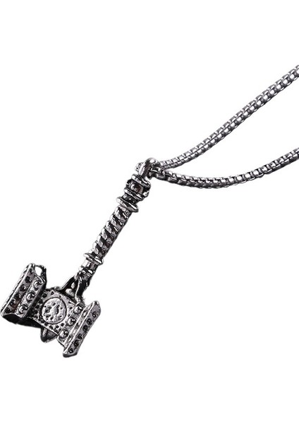 Erkek Kolye, Paslanmaz Çelik Egemen Retro Moda Titanyum Çelik Thor'un Çekici Kolye Kolye Aksesuarları Kolye (Yurt Dışından) fiyatları