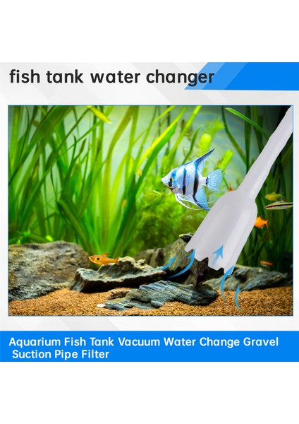 Akvaryum Balık Tankı Vakum Su Değişimi Sifon Çakıl Emiş Borusu Filtre Pompası Araçları Filtreler (Yurt Dışından) fırsatları
