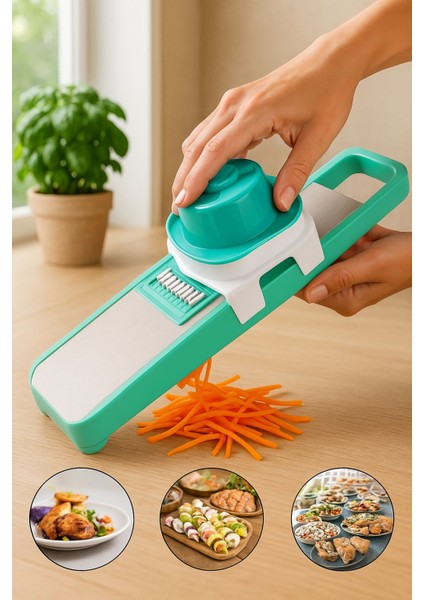 Paslanmaz Çelik Rende Sebze Dilimleyici