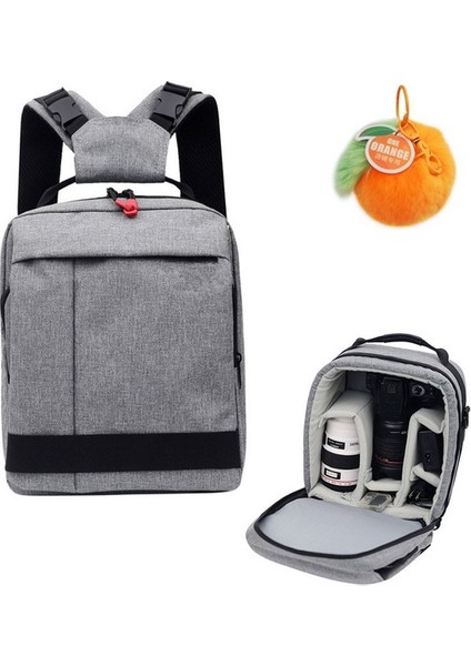 Kamera Sırt Çantası - Gri (Yurt Dışından)