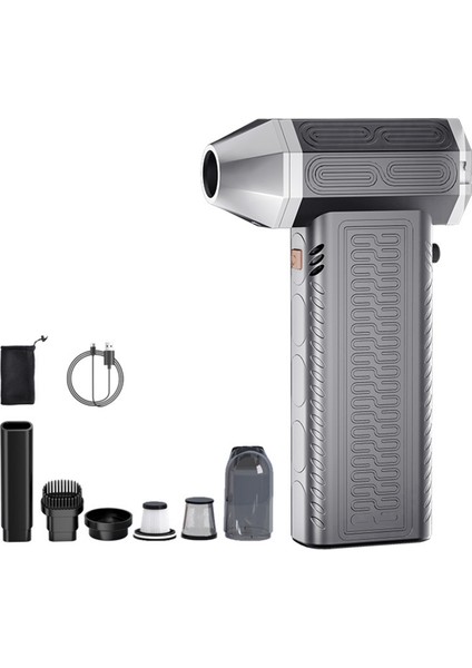 Pc ve Klavye Için Elektrikli Basınçlı Hava Toz Alma Aparatı, 130000RPM El Tipi Araba Elektrikli Süpürgesi Kablosuz Ev, Açık Hava (Yurt Dışından)