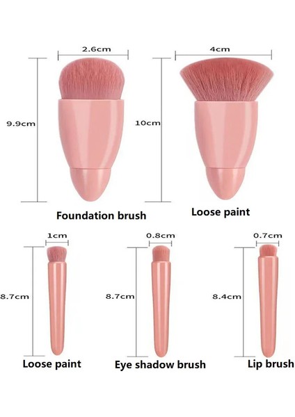 Aynalı Makyaj Fırçası Seti fırsatları