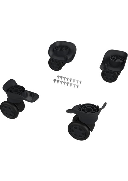 Keo-Plus Abs Valiz Tekerleği Çift Teker Siyah Renk