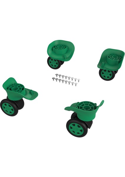 Keo-Plus Abs Valiz Tekerleği Çift Teker Yeşil Renk