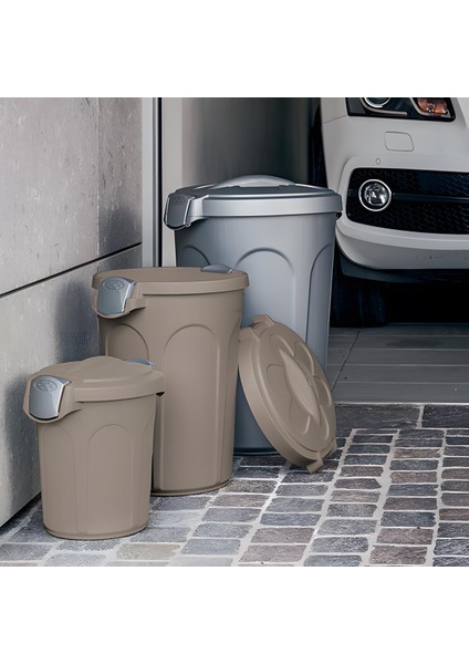 Speedy Yuvarlak Mama Saklama Kabı Gri 8lt fiyatları