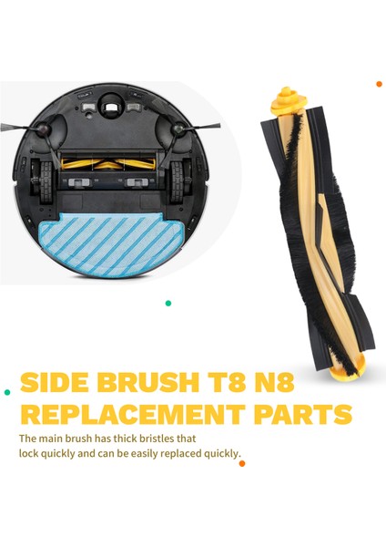 N8 T8 Aksesuarları 1 Ana Fırça 4 Filtre 6 Yan Fırça Ozmo 950 920 Yedek (Yurt Dışından) fırsatları