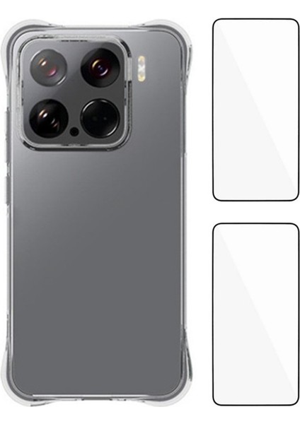 Xiaomi 15 Tpu Hassas Kesikler Telefon Kapağı 2 Adet Temperli Cam Filmli (Yurt Dışından)