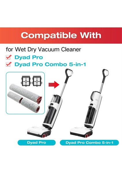 Dyad Pro Islak Kuru Yedek Parçaları Için Fırça Silindiri ve Elektrikli Süpürge Filtresi (Yurt Dışından) fırsatları
