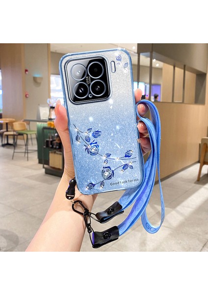 Xiaomi 15 Tpu Gradyan Telefon Kılıfı Boyunluklarla (Yurt Dışından)