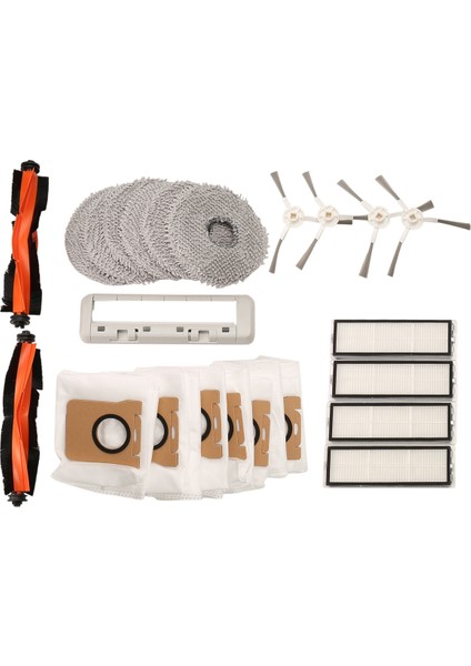 Robot Süpürge X20+ / X20 Plus Için Aksesuar Seti Ana Yan Fırça Hepa Filtre Paspas Bezi Toz Torbası Yedek Parçaları (Yurt Dışından) modelleri