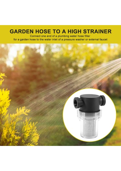 Araba Yıkama Filtresi 1/2 Inç Sıralı Ağ Süzgeci Su Pompası Sulama Yüksek Akış Boru Hattı Bahçe Girişi (Yurt Dışından) fırsatları