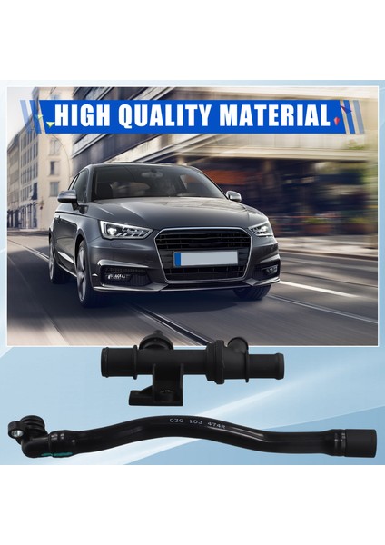 03C103493AM Karter Havalandırma Hortumu + Vw Golf Jetta Eos Tiguan Audi A3 1.4t Için Kontrol Vanası 03C103175F 03C103175H (Yurt Dışından) fırsatları