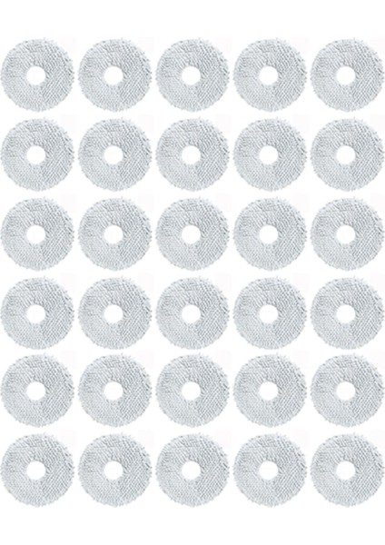 Dream Bot L10S Pro Ultra L20 X20 X30 L30 S10 / Robot Süpürge Parçaları Için 30 Adet Paspas Bezi (Yurt Dışından)