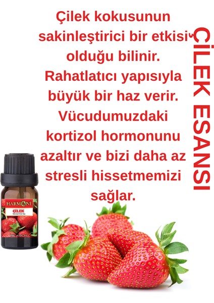 Çilek Esansiyel Uçucu Koku 10ML Difüzör Esansı Buhurdanlık Yağı ve Oda Kokusu fiyatları