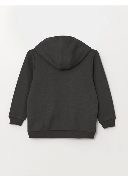Lcw Kids Antrasit Kapüşonlu Erkek Çocuk Fermuarlı Sweatshirt fiyatları