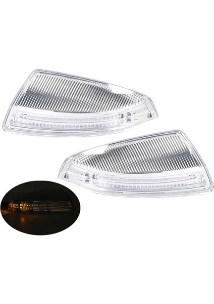 Sağ Yan Dikiz Aynası Dönüş Sinyal Işığı Mercedes-Benz Için W164 W204 W639 ML300 ML320 ML500 C250 C300 C350 (Yurt Dışından) indirimleri