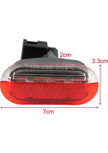 LED Araç Iç Kapı Nezaket Uyarı Lambası Işık Kalitesi Beetle Golf Jetta Mk4 1999-2004 1J0947411B 1j0 947 411 B (Yurt Dışından) modelleri