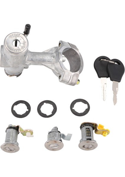 1 Set 9981016G03 Kontak Anahtarı ve Anahtar Nissan D21 Pickup 1986-2024+ 99810-16G03'E Uygundur (Yurt Dışından)