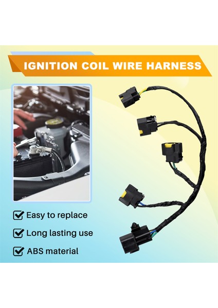 Hyundai Accent 1.6l 2002-2019 Için Araç Ateşleme Bobini Kablo Demeti Kablosu 273502B000 27350-2B000 (Yurt Dışından) indirimleri