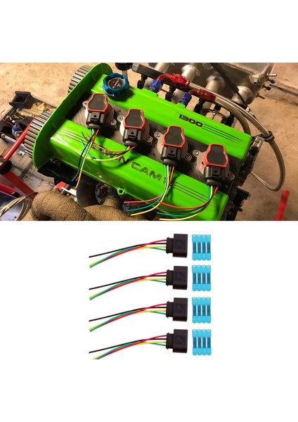 Takım Ateşleme Bobini Konnektörü Kablo Demeti Kablo Fişi Audi A3 A4 A5 A6 Tt Vw Passat Jetta 1J0973724 2011340 1J0998724 (Yurt Dışından) fiyatları
