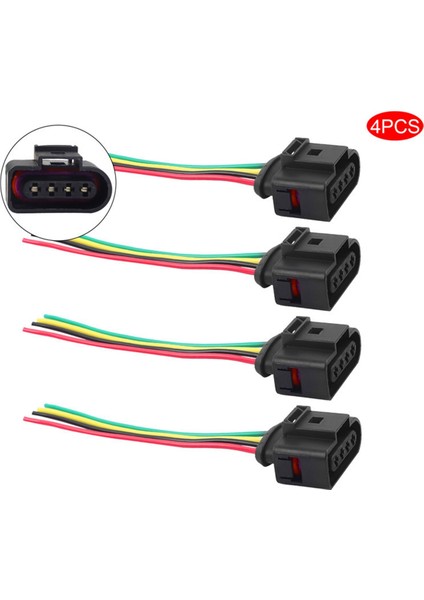 Takım Ateşleme Bobini Konnektörü Kablo Demeti Kablo Fişi Audi A3 A4 A5 A6 Tt Vw Passat Jetta 1J0973724 2011340 1J0998724 (Yurt Dışından) fırsatları