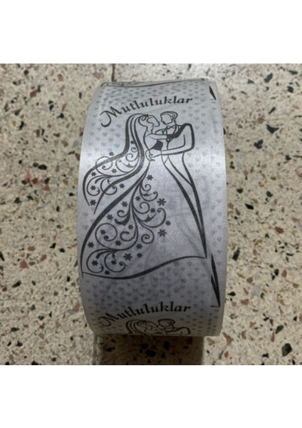 Baskılı Takı Kurdelesi (Metrelik) Gri fiyatları