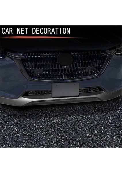 Araba Ön Alt Orta Net Dekorasyon Tampon Alt Izgaralar Koruyucu Standı Kapak Mazda Cx-60 CX60 2022+ (Yurt Dışından) modelleri