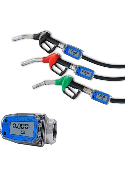 Benzinli Su Deniz Sıvısı Akış Ölçer Mavisini Ölçmek Için 25 Dijital Türbin Akış Ölçer (Yurt Dışından) fiyatları