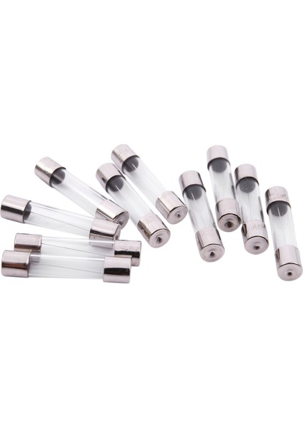 10 Adet Hızlı Darbeli Cam Tüp Sigortalar 6X30MM 250V 3AMP (Yurt Dışından)