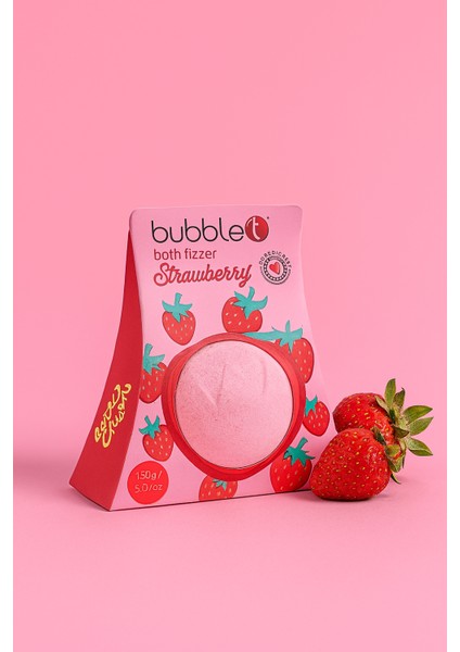 Çilek Kokulu Banyo Topu 150 gr