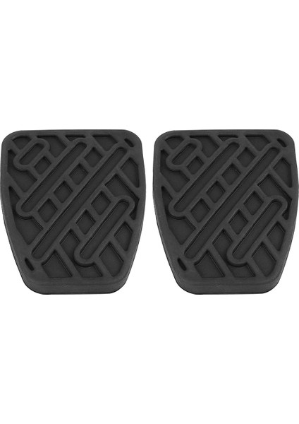 2 Adet 46531JD00A Siyah Kauçuk Fren ve Debriyaj Pedal Pedi Kapakları Nissan Qashqai Için Fit 2007 2008 2009 2010 2011 2012-2016 (Yurt Dışından)