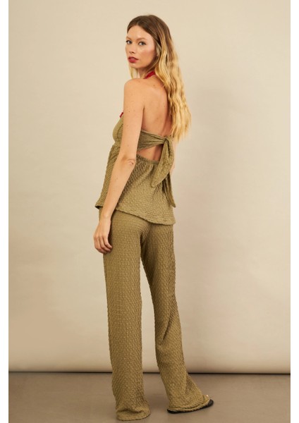 Kadın Çağla Bubble Alt Üst Takım FLU337