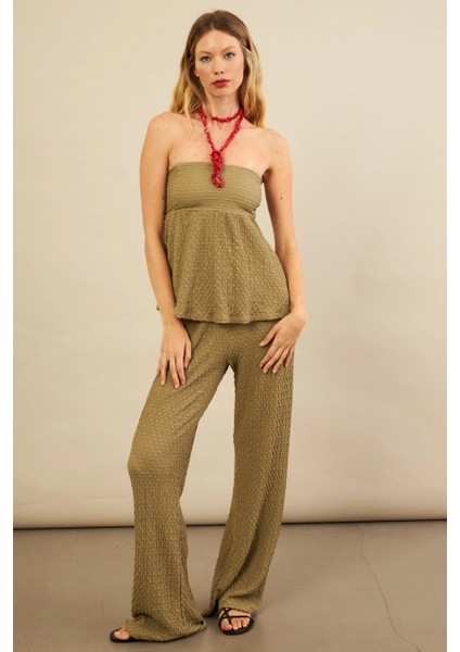 Kadın Çağla Bubble Alt Üst Takım FLU337 fiyatları