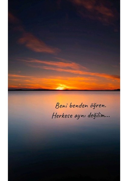 Beni Benden Öğren Kanvas Tablo Canvas Tablo Ev Dekarasyon Duvar Süsü Ölçü Seçmeyi Unutmayınız fiyatları