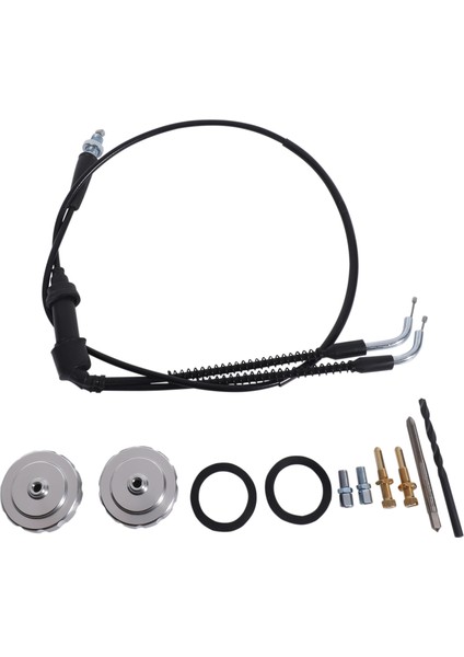 Yamaha Banshee Gaz Kelebeği Kablo Kapakları Rölanti Vidaları Için Tors Silme Temizleme Eliminatör Kiti (Yurt Dışından)
