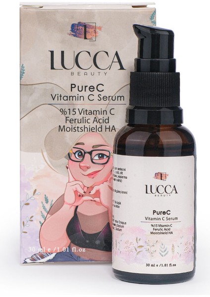 Purec %15 Saf C Vitamini Serum 30 ml - Ferulik Asit, Hyaluronik Asit Içeren Cilt Serumu fiyatları