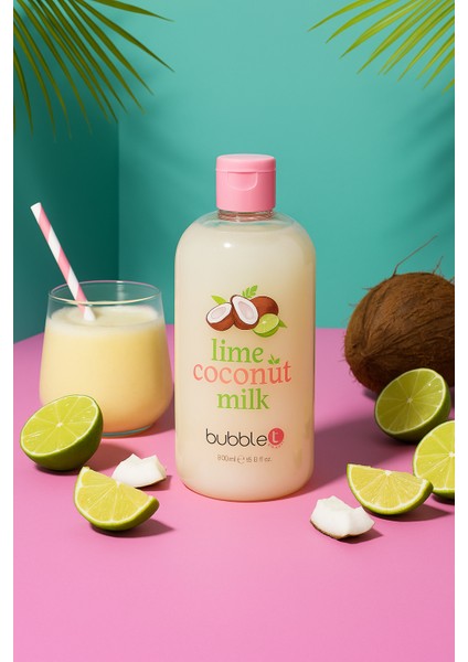 Hindistan Cevizi & Lime Duş Jeli 500 ml Ferahlatıcı Tropikal Aroma & Nemlendirici Bakım