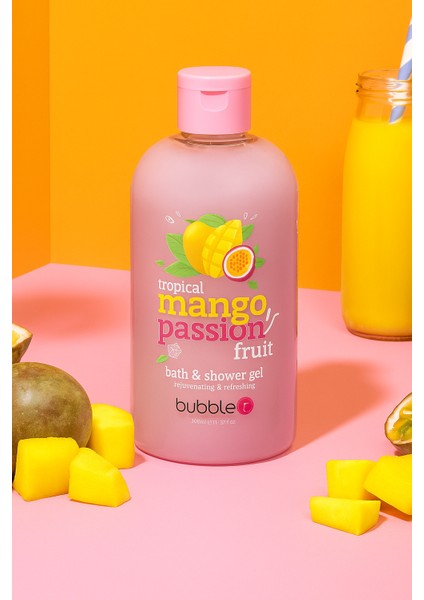 Mango Ve Tutku Meyvesi Aromalı Duş Jeli 500 ml – Canlandırıcı Ve Ferahlatıcı Etki