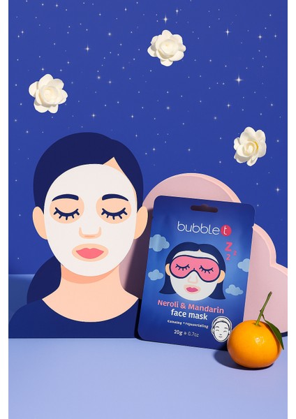 Neroli & Mandalina Kokulu Nemlendirici Yüz Maskesi Tekli (20 GR) fiyatları