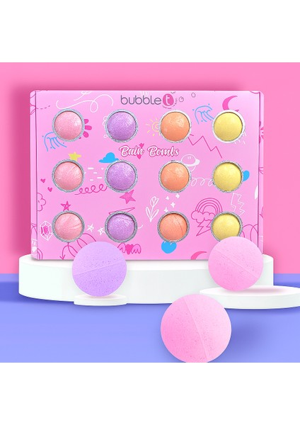 12’li Banyo Bombası Amazon Hediye Seti (12 X 85 G) – Renkli & Köpüklü